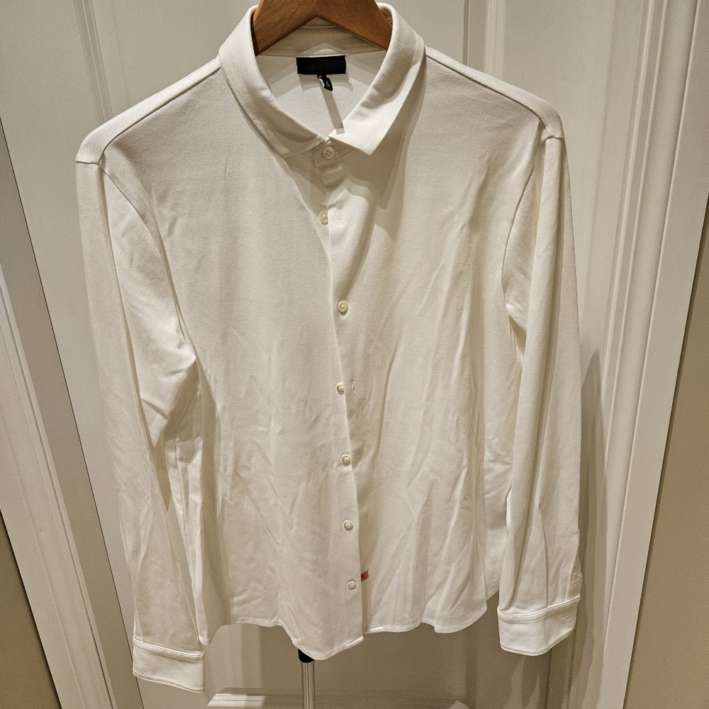 4 white dress shirts